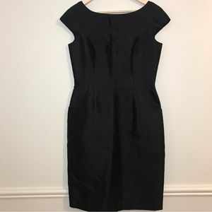 Talbots black silk blend dress